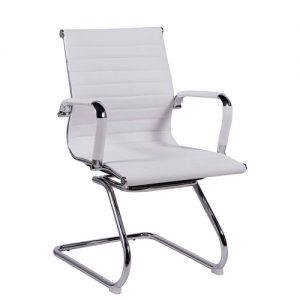 Cadeira de Aproximação BLM 04 Fixa Branca – Blume Office