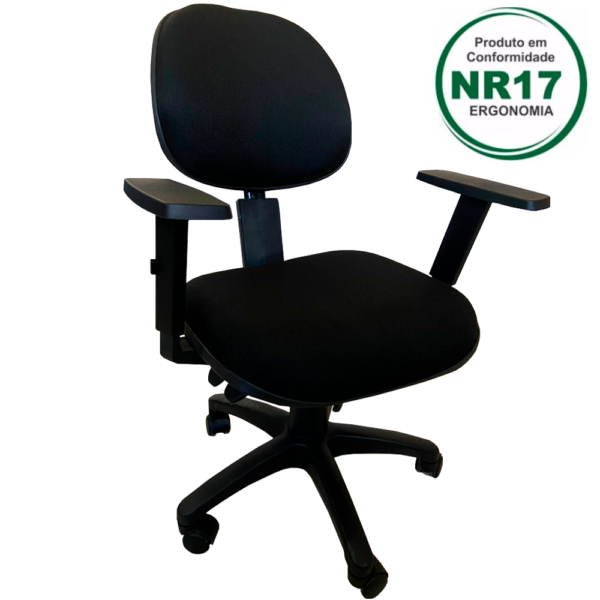 Cadeira Executiva Back System Lisa c/ Braços Reguláveis – VTR