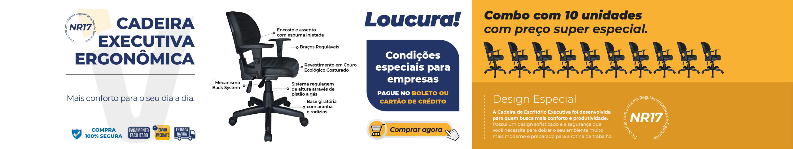 Combo Executiva 10 unidades