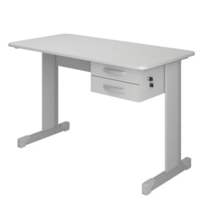 Mesa para Escritório pé metálico MDP – 15mm – 120×60cm