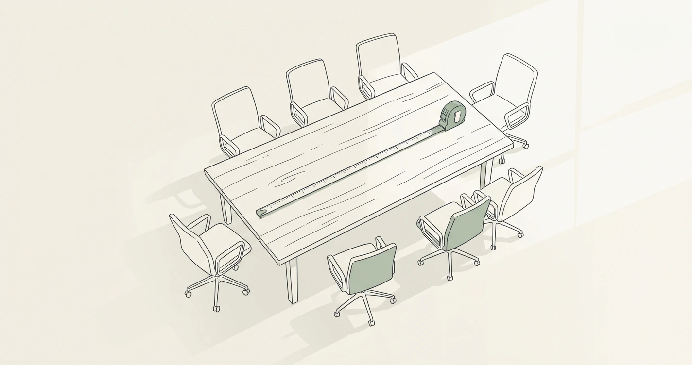 Mesa de reunião: tamanhos e modelos para cada sala